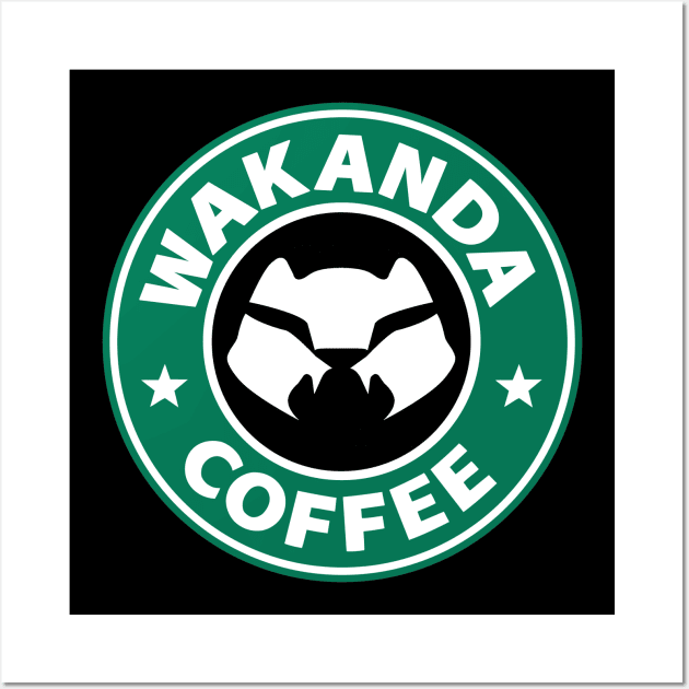 Wakanda Coffee Wall Art by alarts